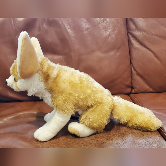 12 inch Wild Republic Tan Fennec Fox Stuffed Animal Plush Toy No Paper Tags - Picture 2 of 10